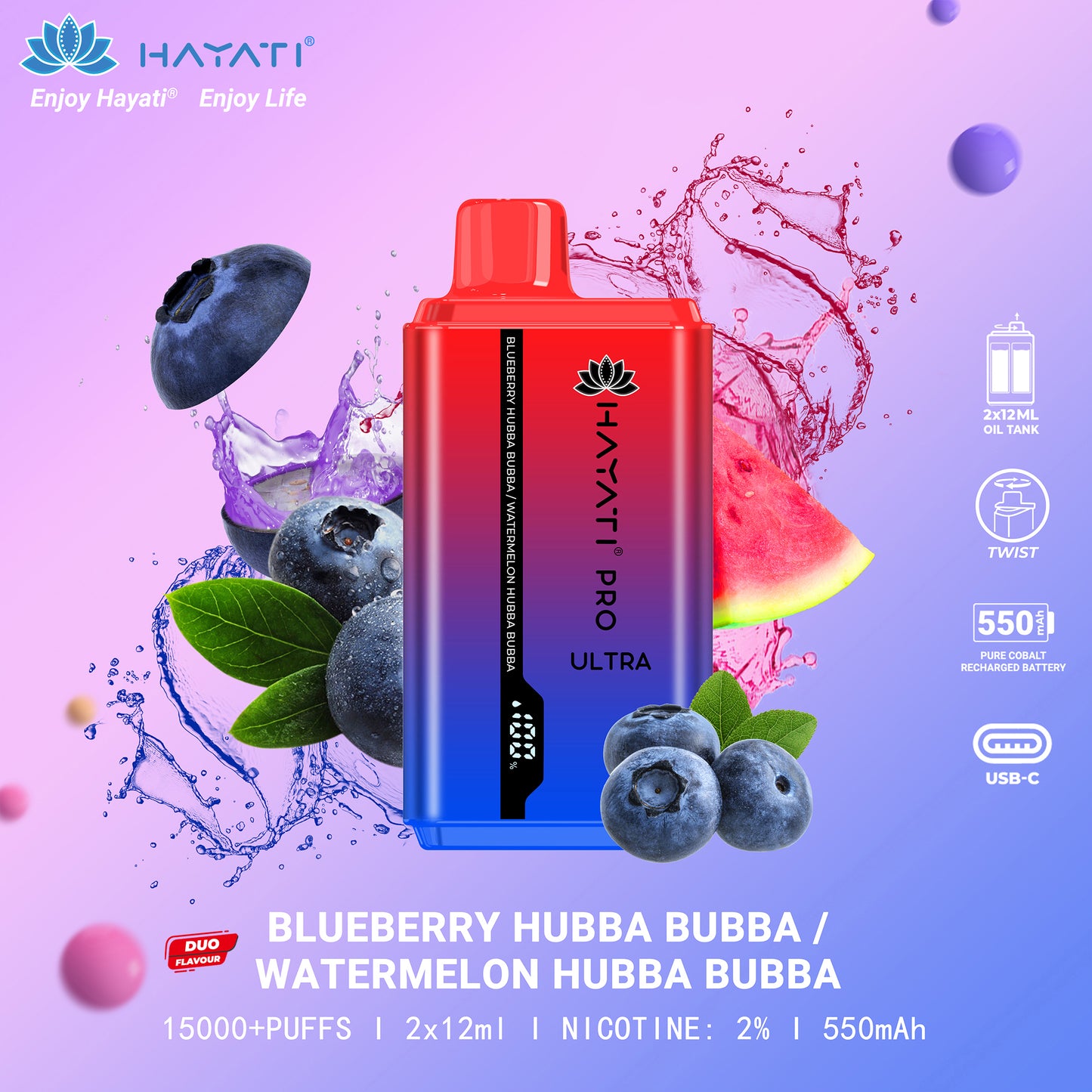 Hayati Pro Ultra 15000+ Puffs