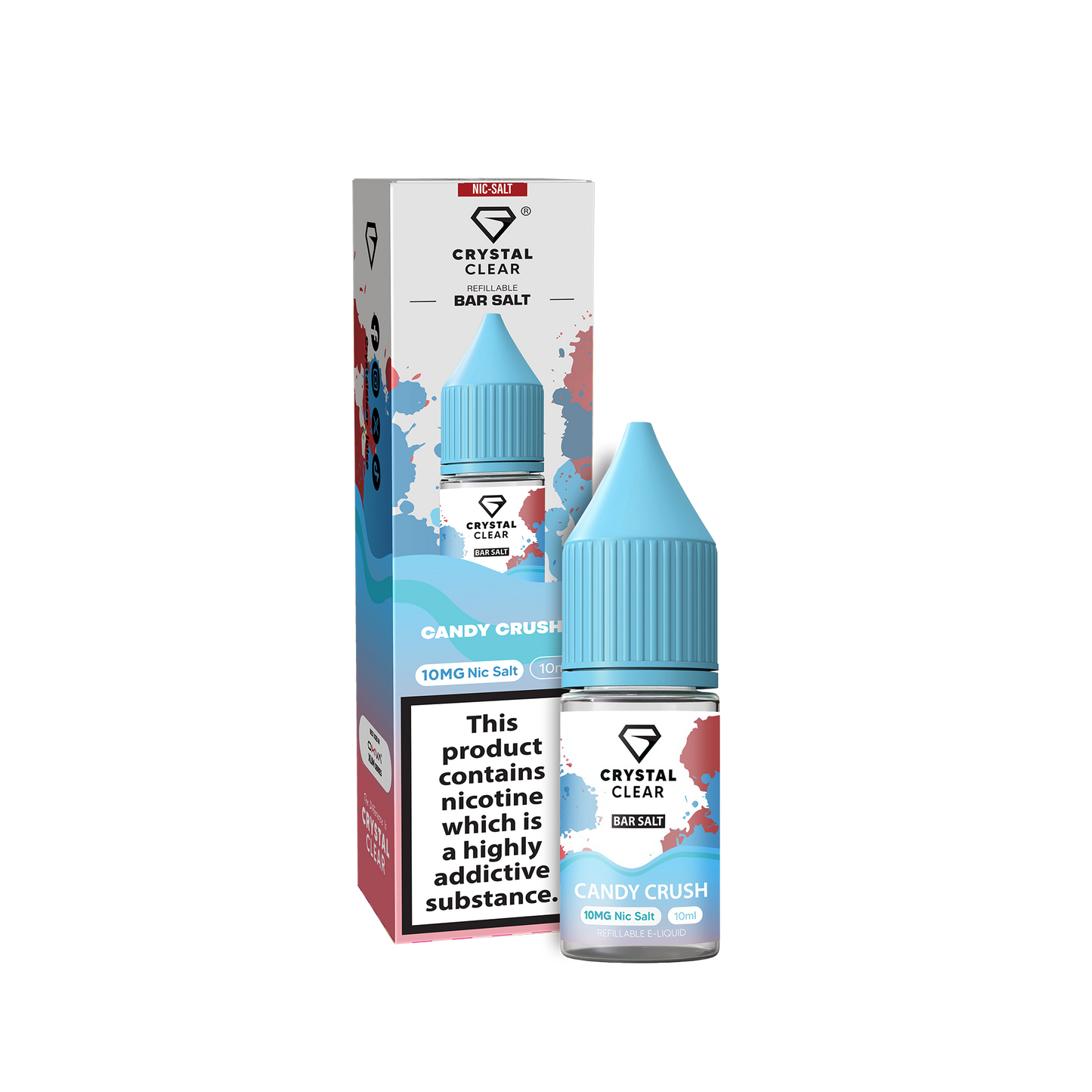 Candy Crush - Crystal Clear Nic Salts 10ml