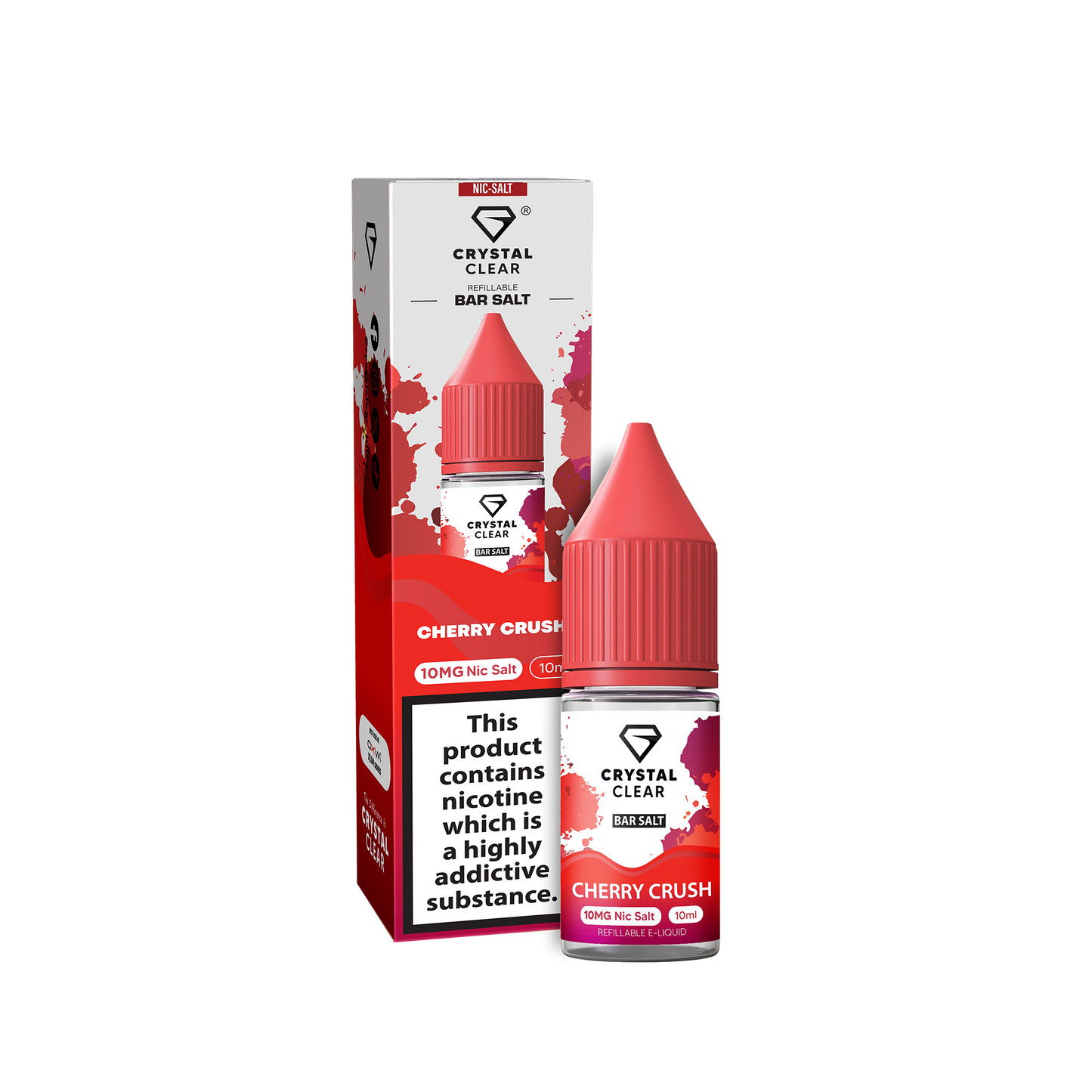 Cherry Crush - Crystal Clear Nic Salts 10ml