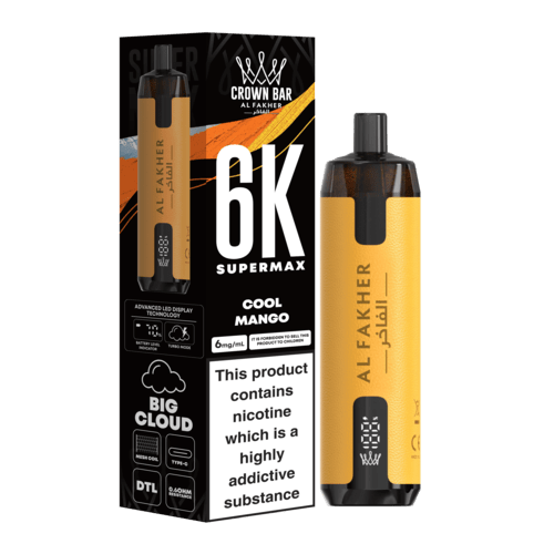 Cool Mango | Al Fakher Supermax 6000 Disposable Vape