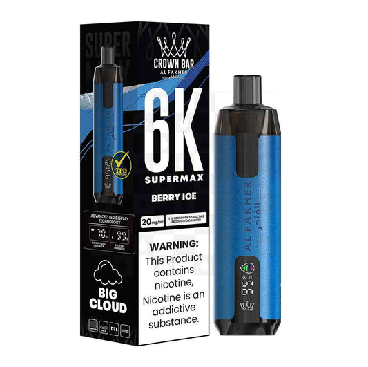 Berry Blue | Al Fakher Supermax 6000 Disposable Vape