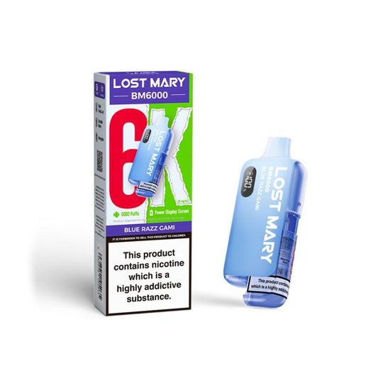 Lost Mary BM6000 | Blue Razz Gami *New*