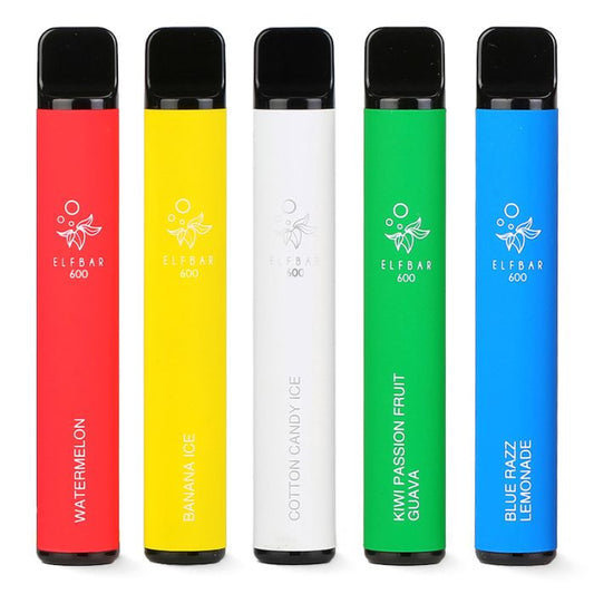 Elf Bar 600 Disposable Vape - BUY 2 GET 1 FREE!