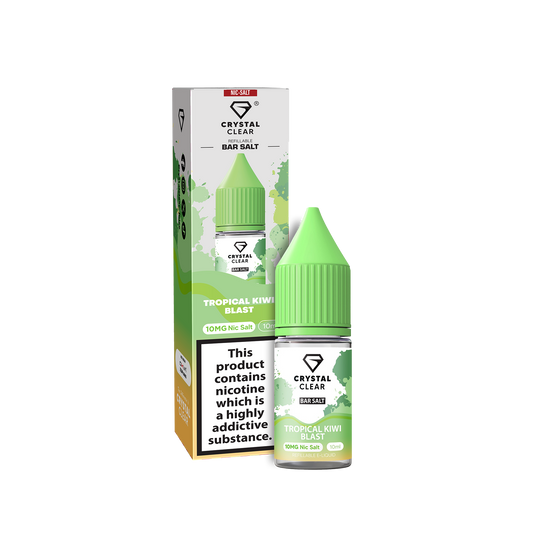 Tropical Kiwi Blast - Crystal Clear Nic Salts 10ml