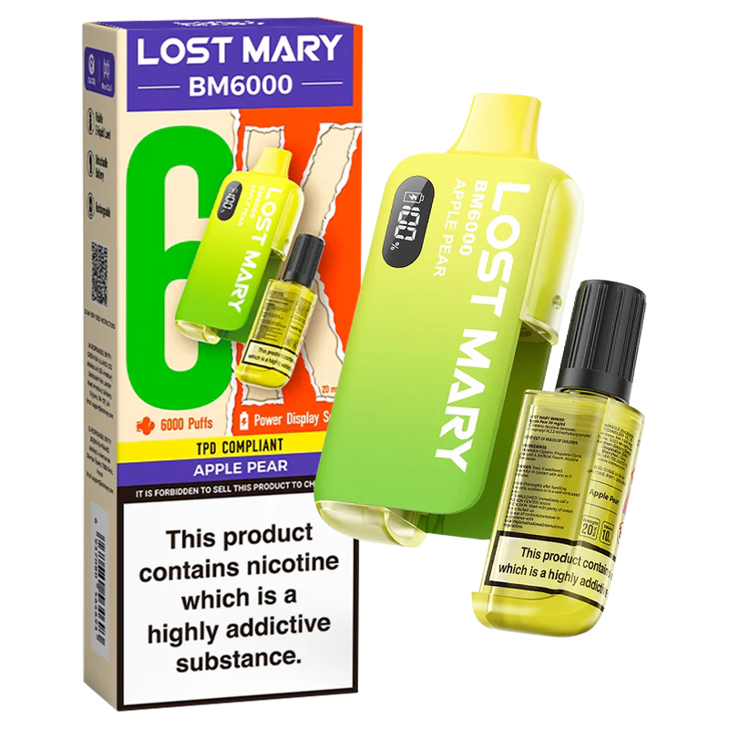 Lost Mary BM6000 Disposable Vape | Apple Pear