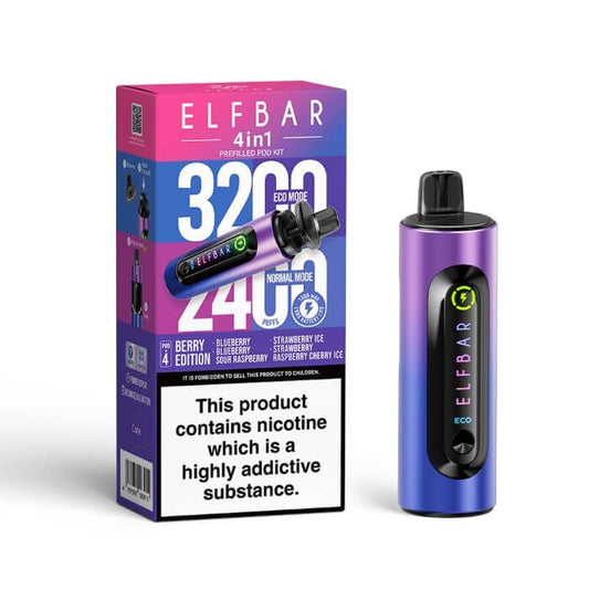 Berry Edition | Elfbar 4 IN 1 | Only £10!