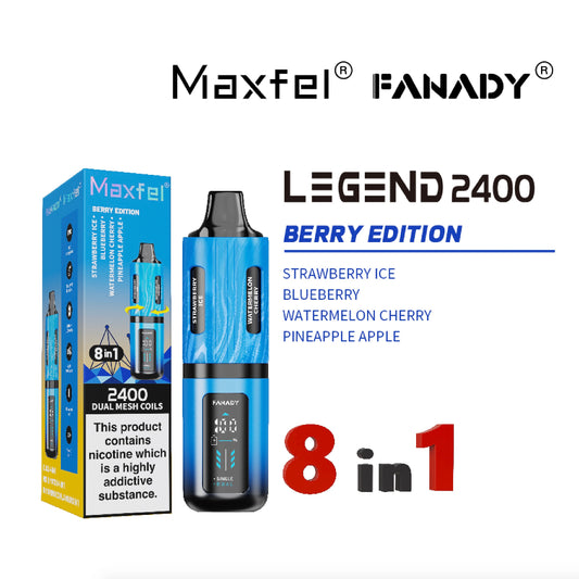 Maxfel Fanady Legend 2400 | Berry Edition | 8 In 1