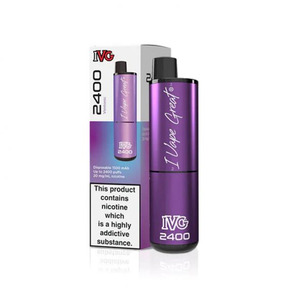 IVG 2400 Disposable Vape | Berry Fizz | Only £10!