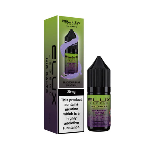 Blackcurrant Menthol - Elux Legend Nic Salts 10ml