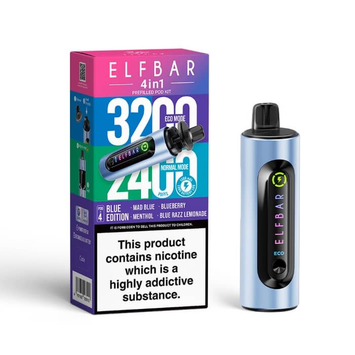 Blue Edition | Elfbar 4 IN 1 | Only £10!