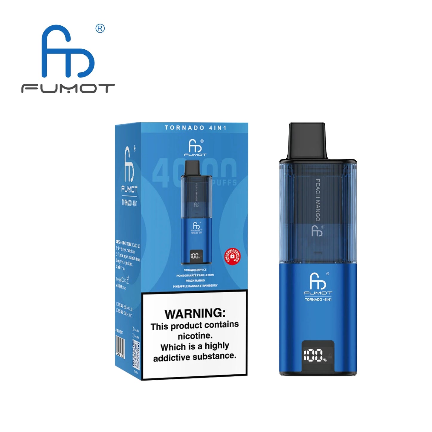 Blue Edition | Randm Tornado 4IN1 | 4000 Puffs