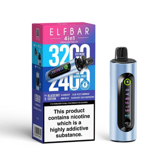 Blueberry Edition | Elfbar 4 IN 1 | Only £10!