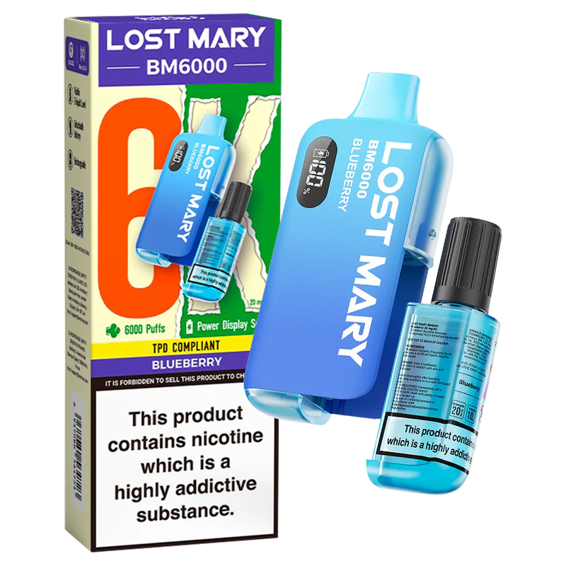 Lost Mary BM6000 Disposable Vape | Blueberry