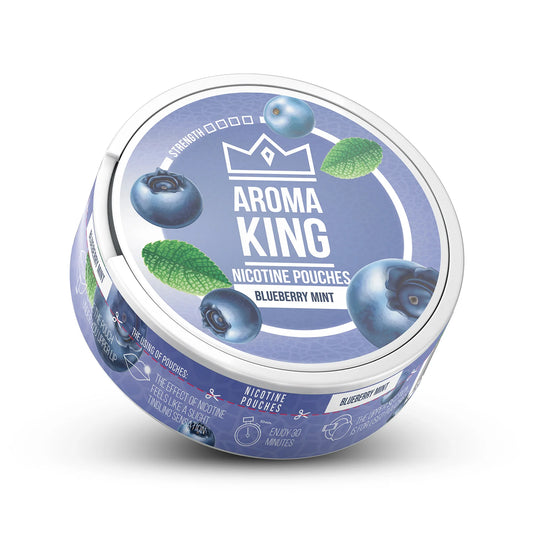 Aroma King Nicotine Pouch | Blueberry Mint 120MG