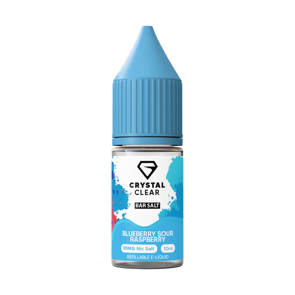 Blueberry Sour Raspberry -  Crystal Clear Nic Salts 10ml