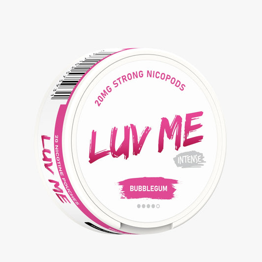 Luv Me Intense Nicotine Pouch 20MG | Bubblegum