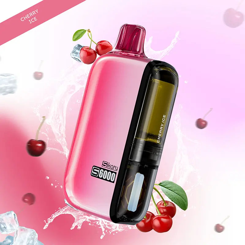 Cherry Ice | SKE Sikary S6000 Prefilled Vape Kit Rechargeable