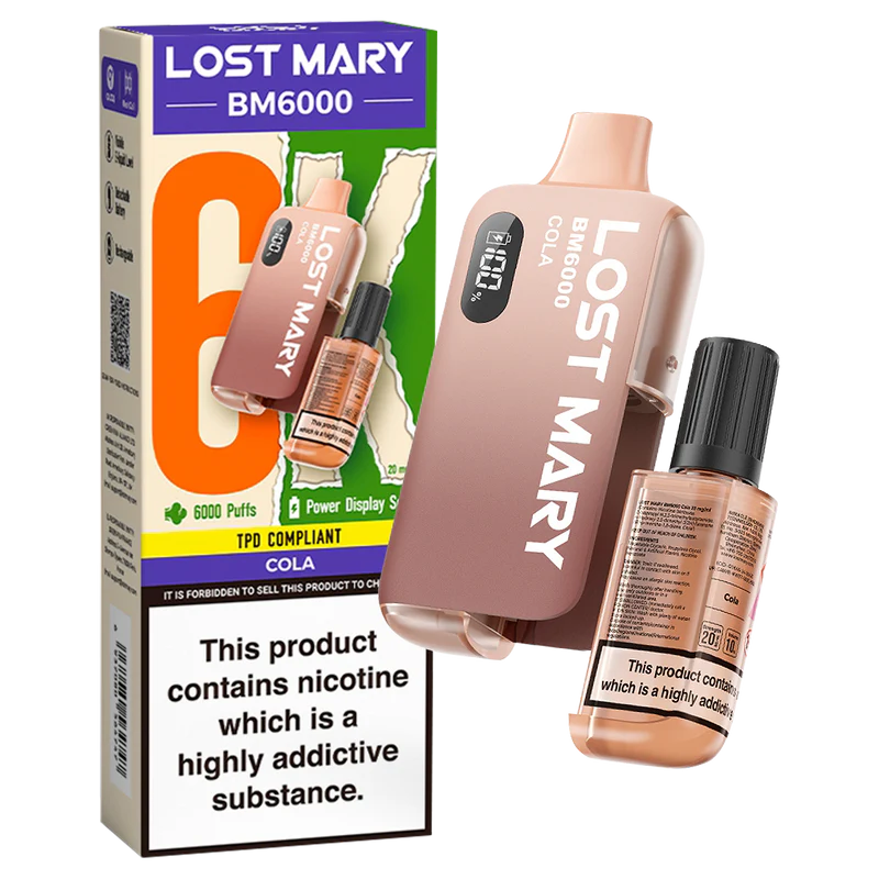 Lost Mary BM6000 Disposable Vape | Cola