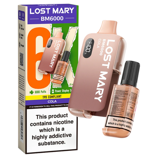 Lost Mary BM6000 Disposable Vape | Cola