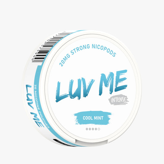 Luv Me Intense Nicotine Pouch 20MG | Cool Mint