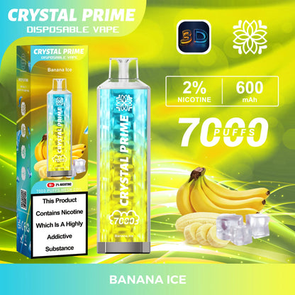 Crystal Prime 7000 3D Effect | Disposable Vapes | Only £10!