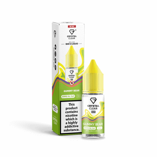 Crystal Clear Nic Salts 10ml - 4 For £10 - Mix 'N Match