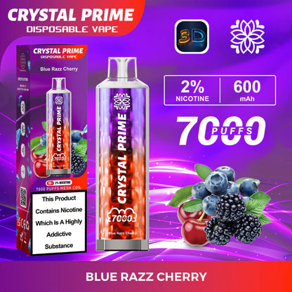 Crystal Prime 7000 3D Effect | Disposable Vapes | Only £10!