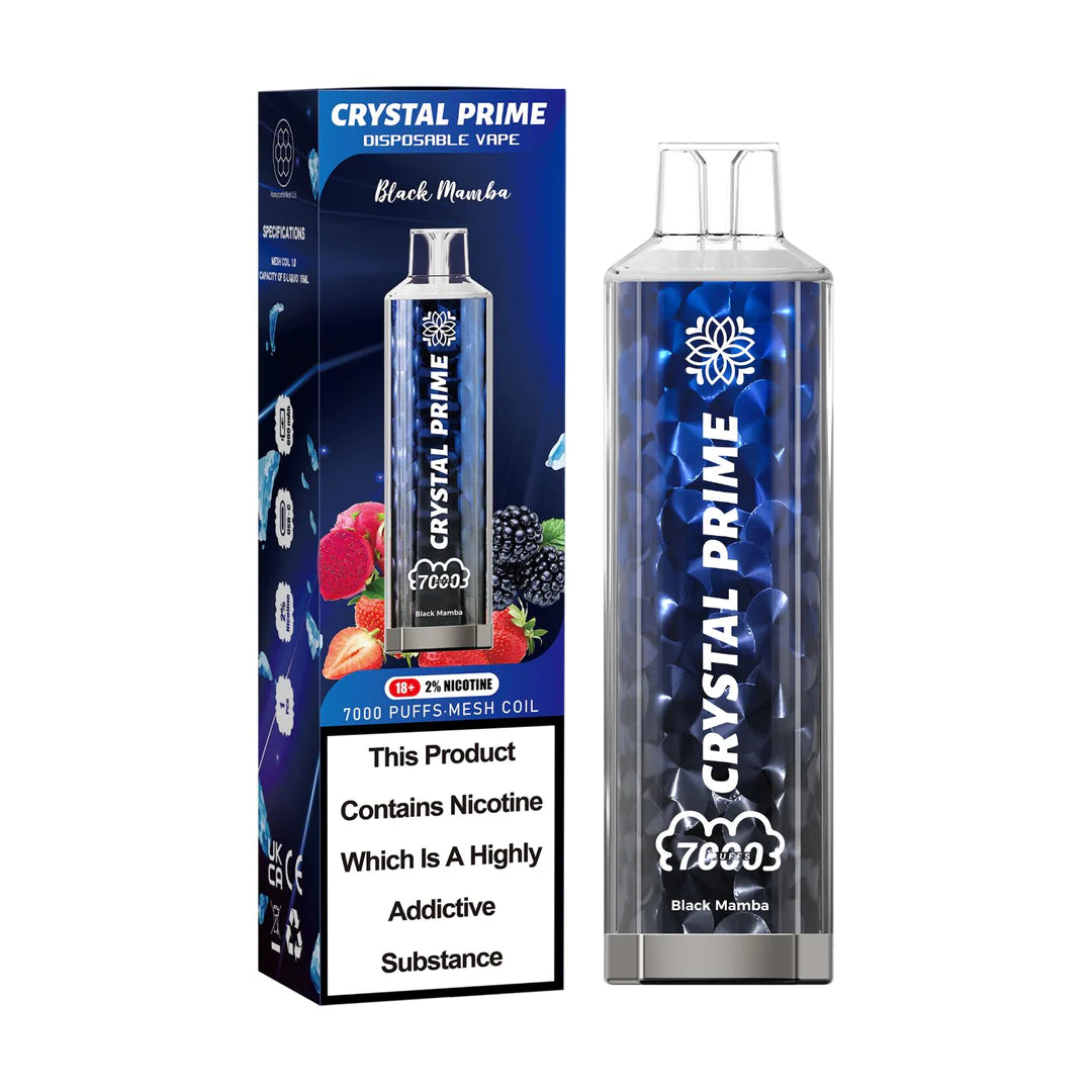 Crystal Prime 7000 3D Effect | Disposable Vapes | Only £10!