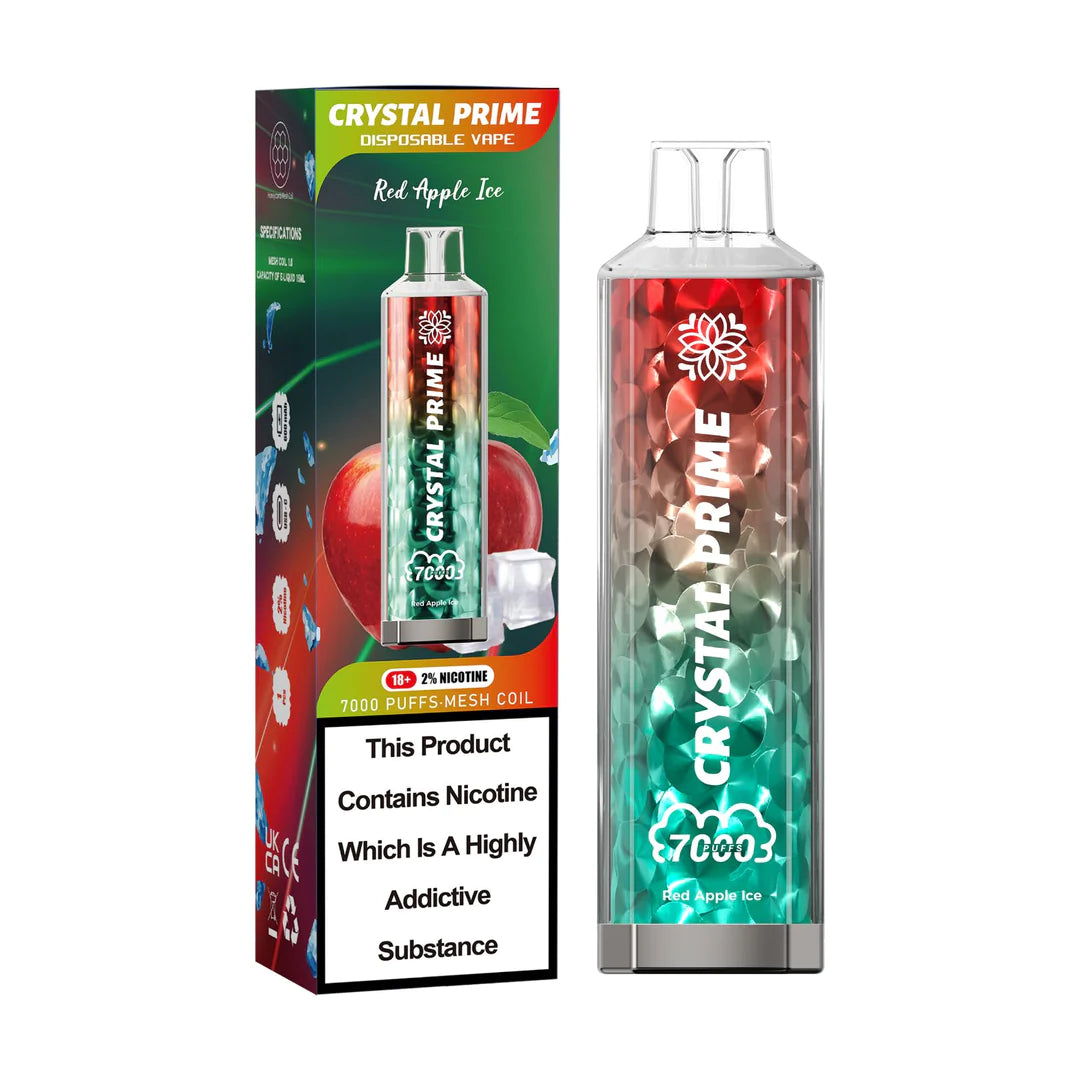 Crystal Prime 7000 3D Effect | Disposable Vapes | Only £10!