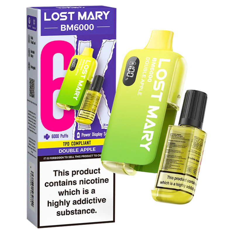 Lost Mary BM6000 Disposable Vape | Double Apple