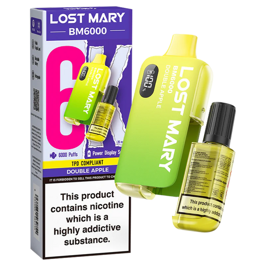 Lost Mary BM6000 Disposable Vape | Double Apple