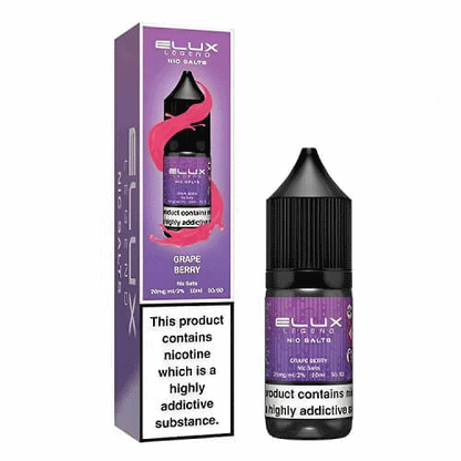 Elux Legend Nic Salts 20MG 10ml - 4 For £10 - Mix 'N' Match - 20MG