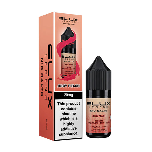 Elux Juicy Peach Nic Salts | Mix & Match | 4 For £10