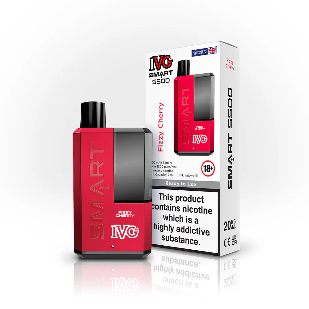 Fizzy Cherry | IVG Smart 5500 Disposable Vape