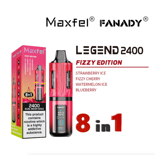 Maxfel Fanady Legend 2400 | Fizzy Edition | 8 In 1