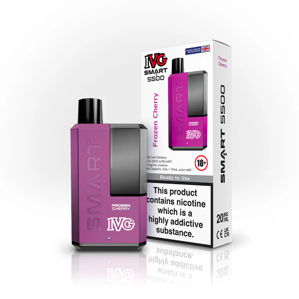 Frozen Cherry | IVG Smart 5500 Disposable Vape