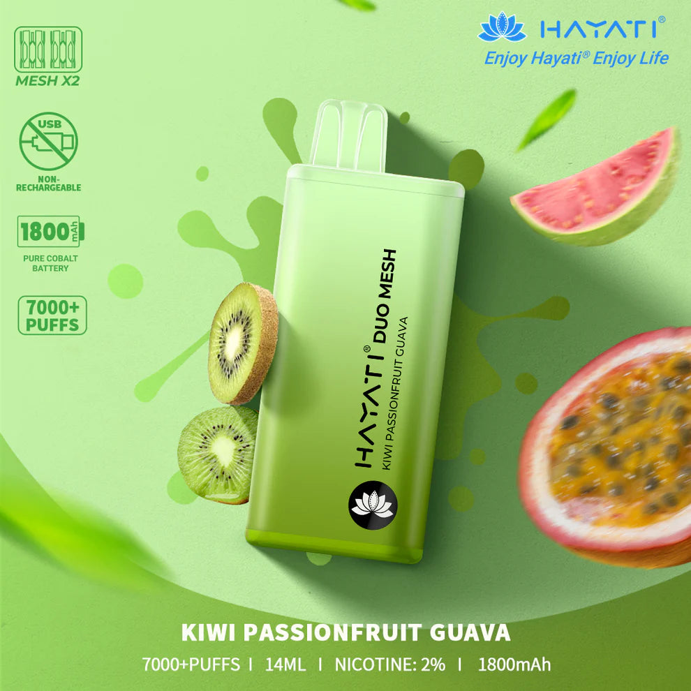 HAYATI DUO MESH 7000 DISPOSABLE POD DEVICE 20MG