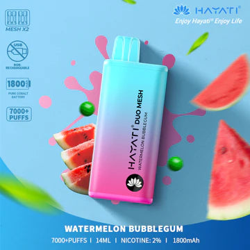 Hayati Duo Mesh 7000 Puffs Disposable Vape | All Flavours Available | Now Only £10.99!