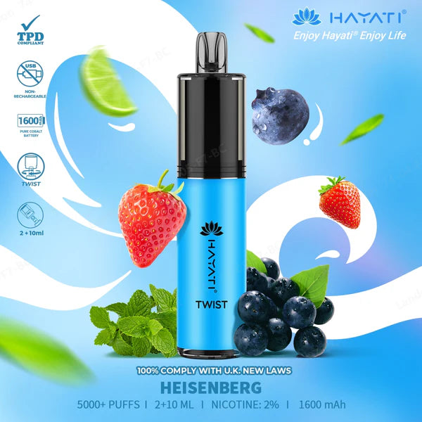 Hayati Twist 5000 | Heisenberg | Only £9.99!