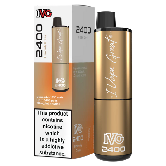 IVG 2400 Disposable Vape | Heavenly Drops | Only £10!