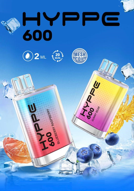 Hyppe 600 Puff Disposable Vape Bar - BUY 2 GET 1 FREE!