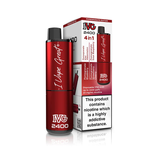 IVG 2400 Pomegranate Edition | 4 IN 1 | Only £10! *New*