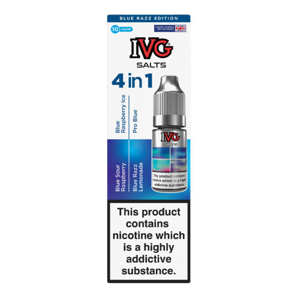 IVG Blue Razz Edition 4 in 1 Nic Salts E-Liquid