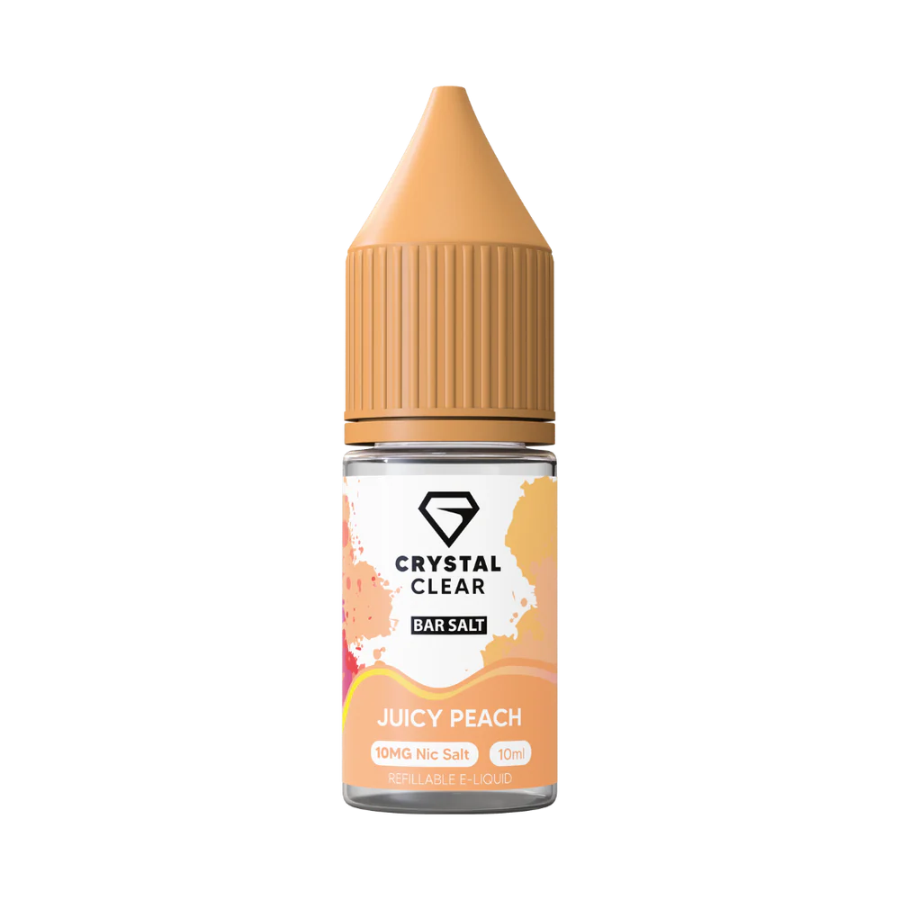 Juicy Peach - Crystal Clear Nic Salts 10ml