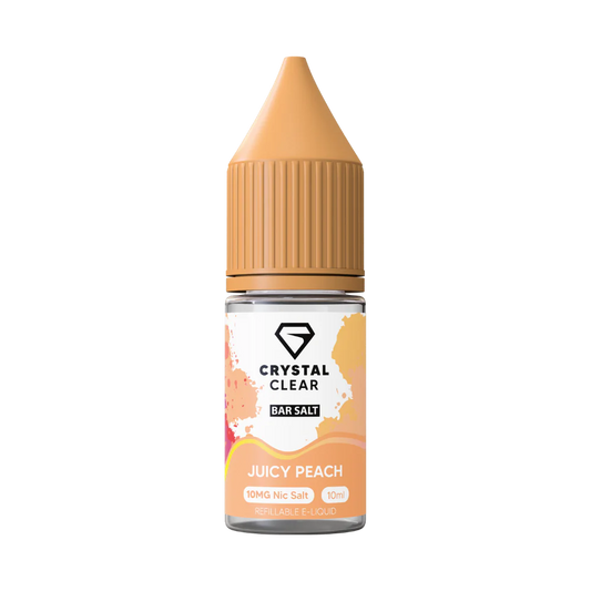 Juicy Peach - Crystal Clear Nic Salts 10ml