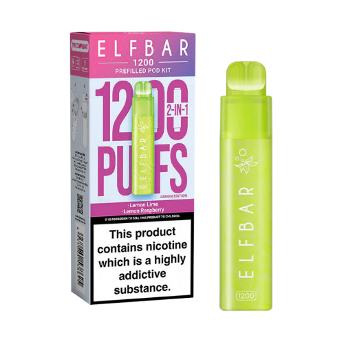 Elf Bar 1200 2 In 1 Disposable Pod Kit