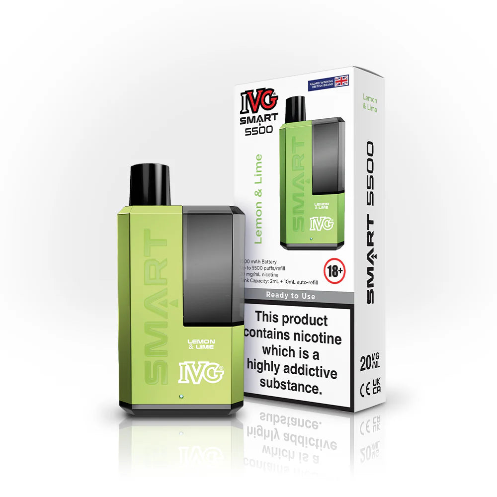 Lemon & Lime | IVG Smart 5500 Disposable Vape