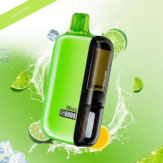 Lemon Lime | SKE Sikary S6000 Prefilled Vape Kit Rechargeable