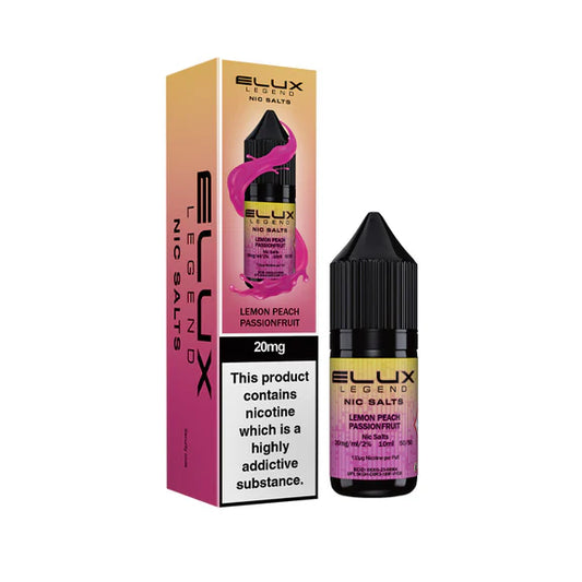 Lemon Peach Passionfruit - Elux Legend Nic Salts 10ml