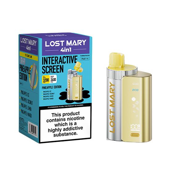 Pineapple Edition | Lost Mary 4 In 1 | Interactive Screen